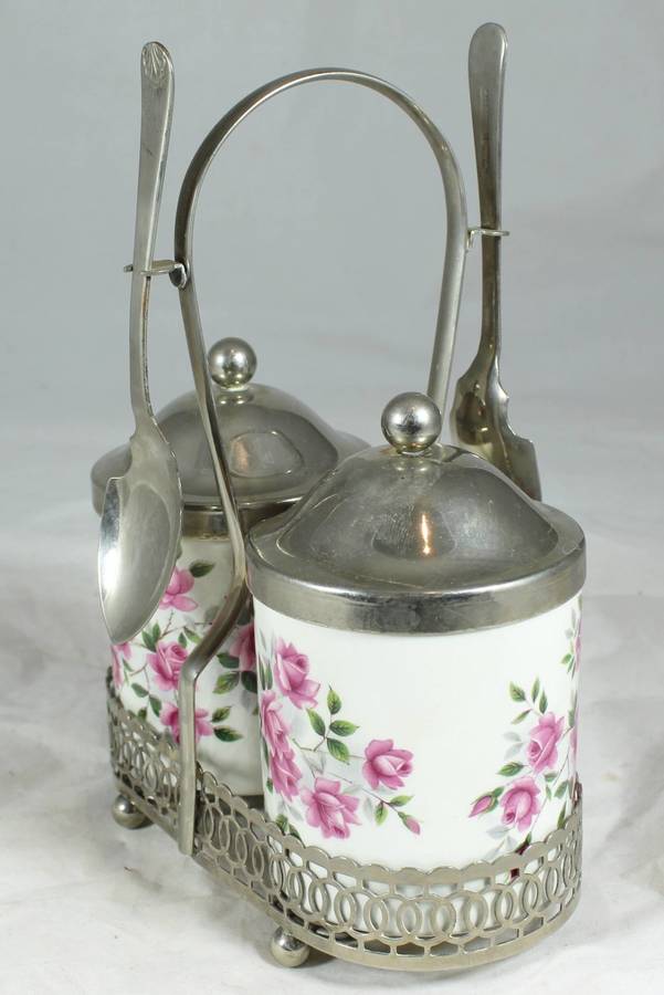 Enoch Wedgwood - Condiment Set - Gorgeous! - Bid Now!!!