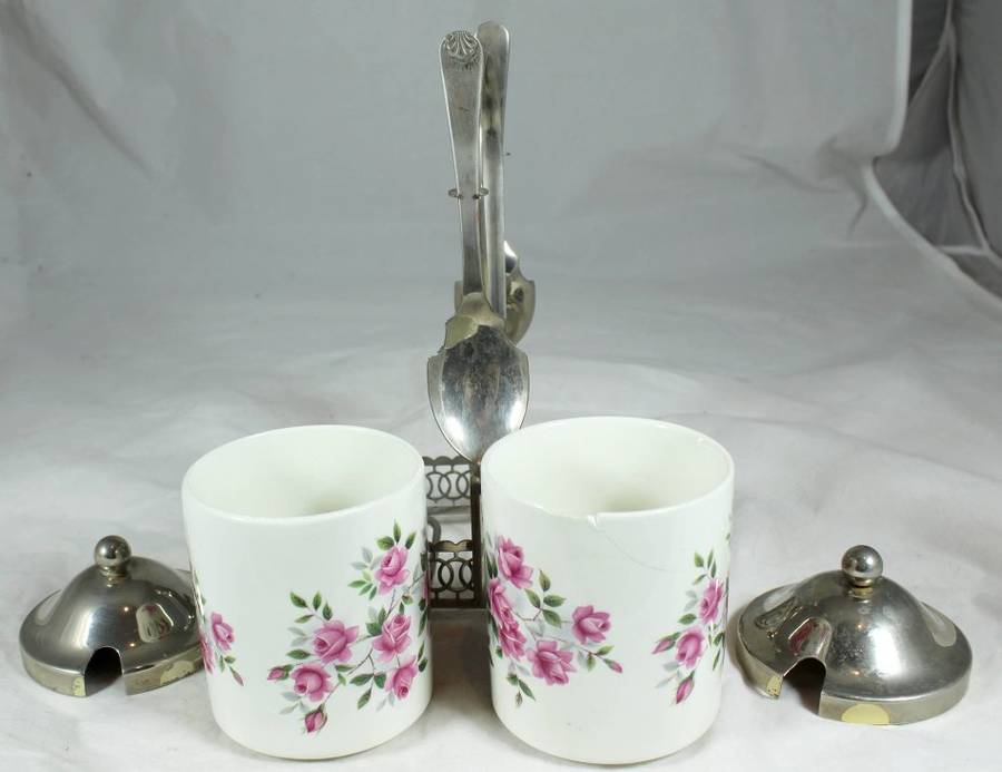Enoch Wedgwood - Condiment Set - Gorgeous! - Bid Now!!!