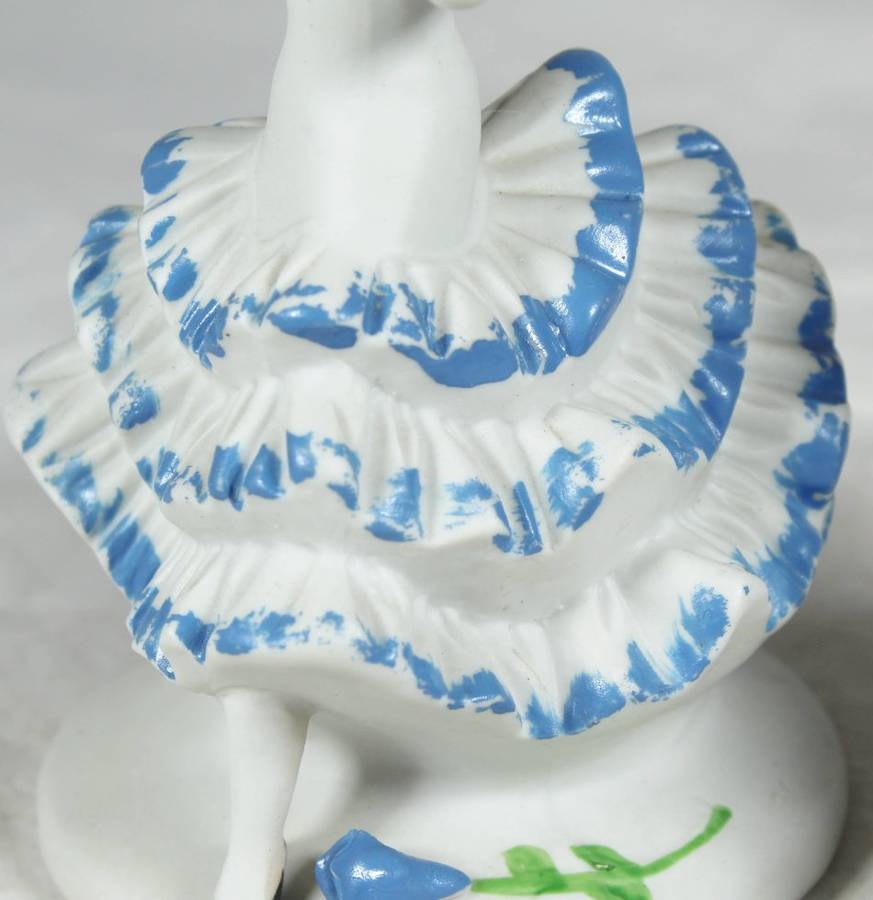 Pair of ceramic dancers