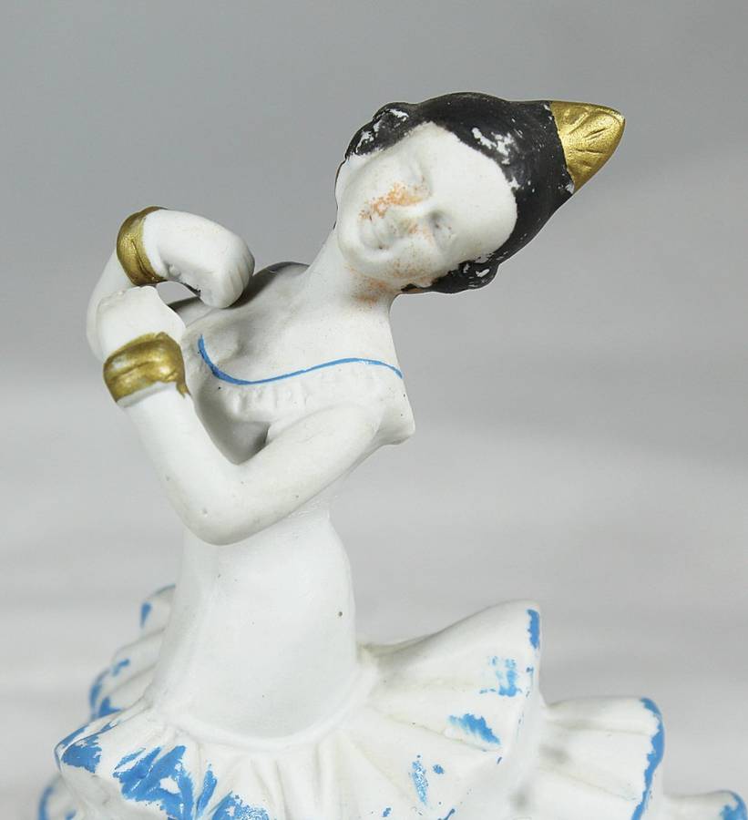 Pair of ceramic dancers