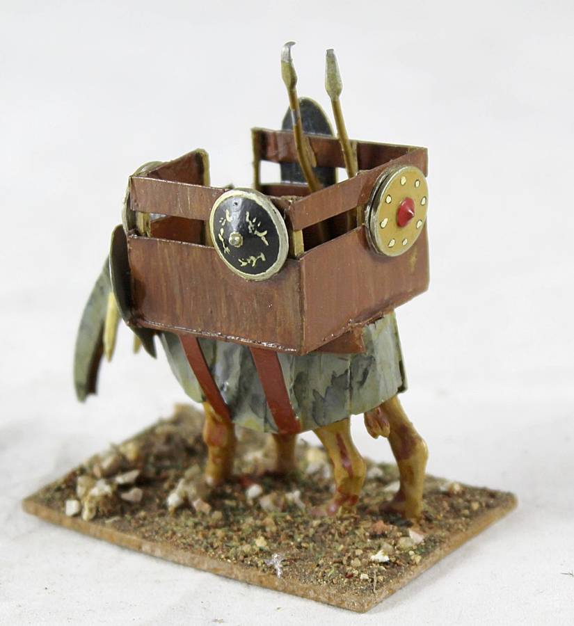 Figurine - Home Made War Elephant - Gorgeous! Bid Now!