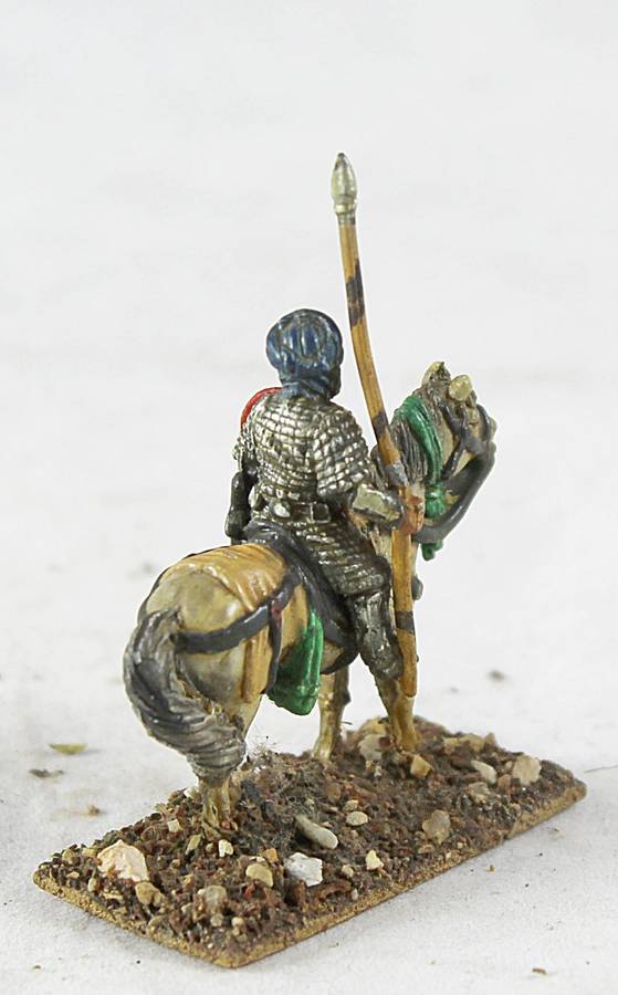 Lead figurine - Eastern horseback warrior