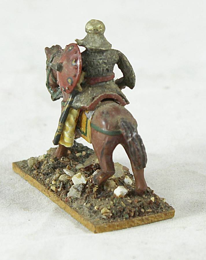 Lead figurine - Eastern horseback warrior