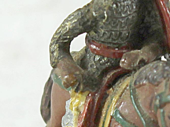 Lead figurine - Eastern horseback warrior
