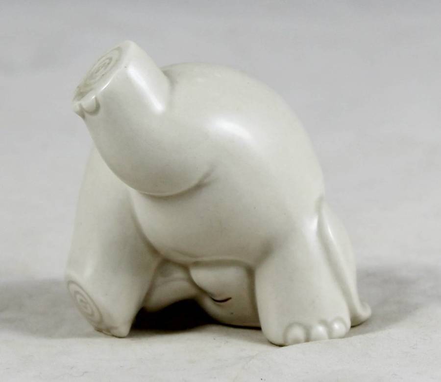 Elephant - Standing on Head - Beautiful! - Bid Now!!!