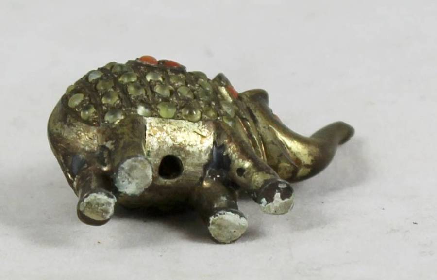 Brass elephant charm