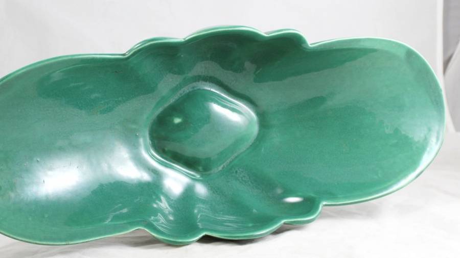 Lucia Ware - Large Green Fruit Bowl - Gorgeous! - Bid Now!!!