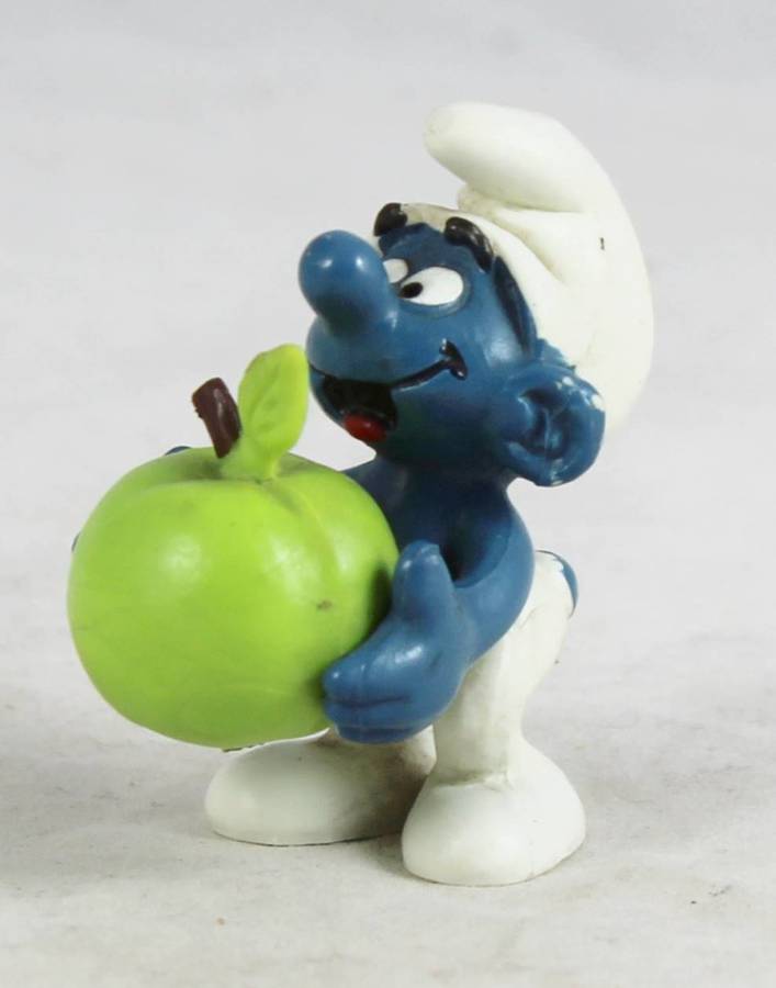 Smurfs - Green Apple - Schleich Peyo 1983 - Gorgeous! - Bid Now!!!