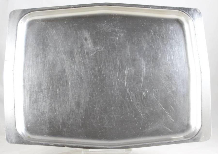 Rectangle tray - stainless steel
