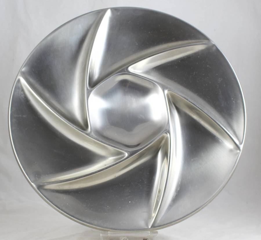 Domani - round compartment tray - steel