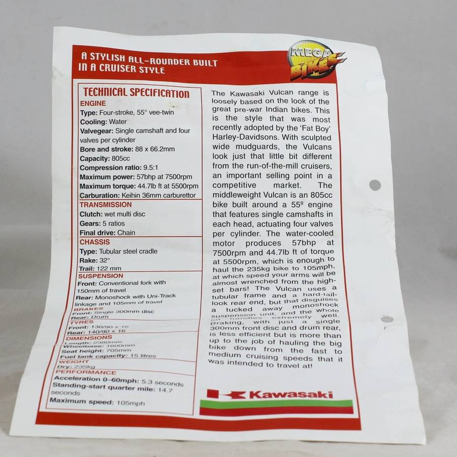 Maisto - Kawasaki Vulcan - Bid now!!