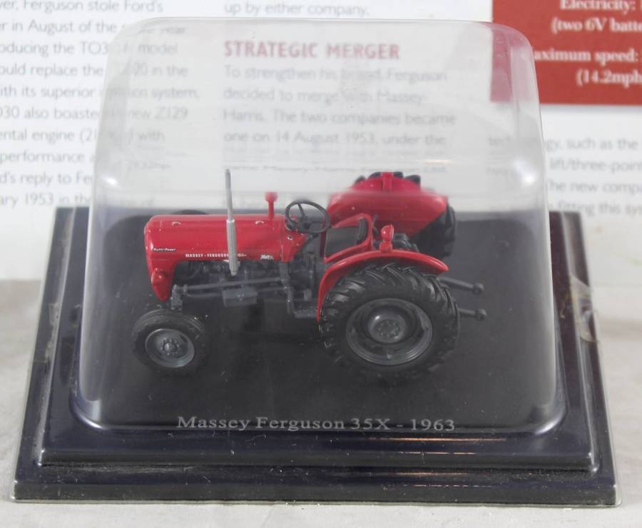 Collectable Tractor - Massey Ferguson 35X - 1963 - Tractor & Info Sheet - Bid now!