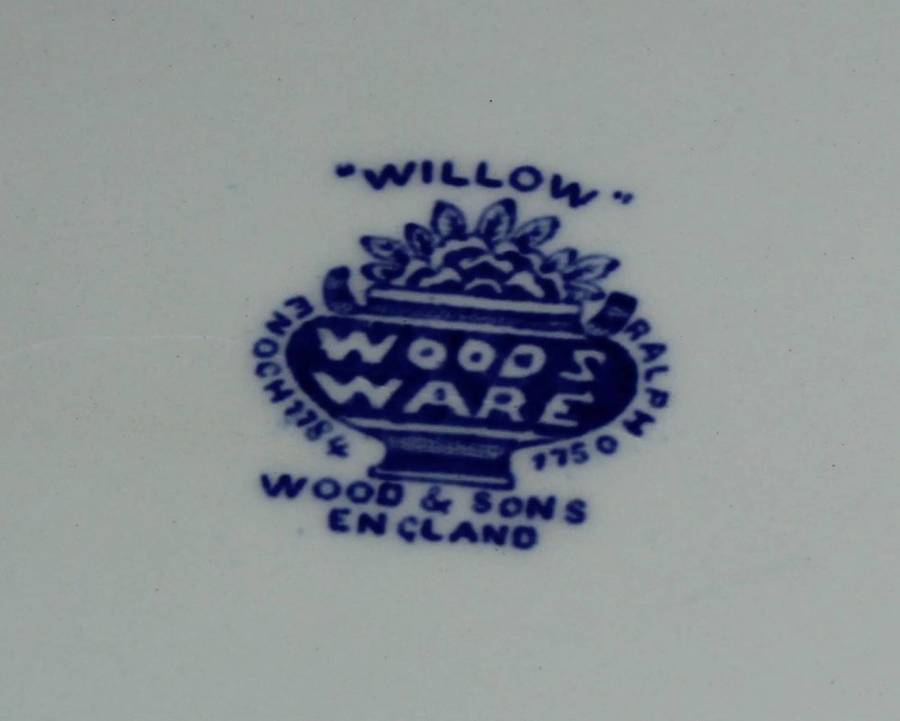 Woods Ware Willow - Platter - Beautiful! - Bid Now!!