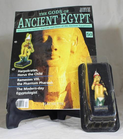 The Gods of Ancient Egypt - by Hachette - Figure with Booklet - Harpokrates