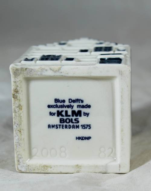 KLM - Bols - Dutch House #82 Filled with Liquid -  Bid Now!!