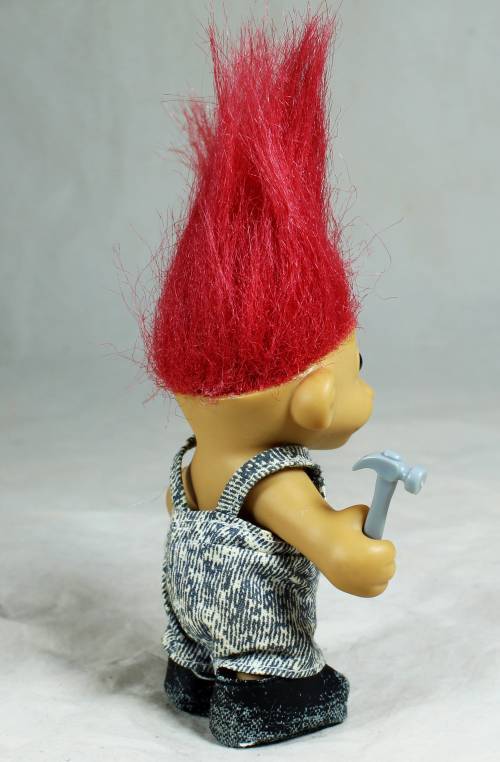 Russ Troll Doll - Builder - Bid Now!!