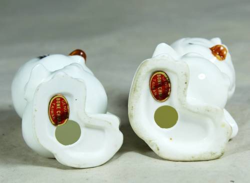 Pair of bone China chicks