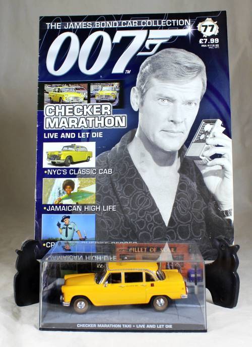 James Bond 007 -  Checker Marathon taxi #77  - Live and Let Die - Bid Now!!