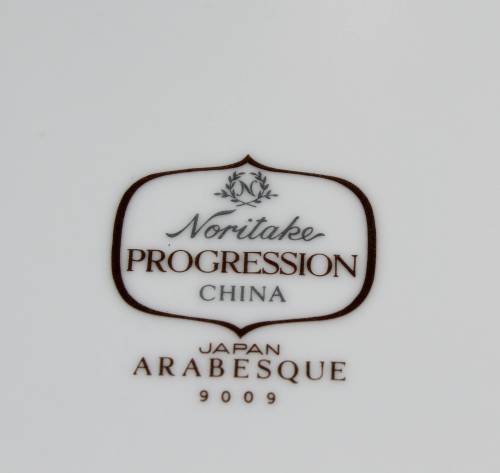Noritake - Progression (9009) - Arabesgue - Dinner Plate - Bid Now!!!