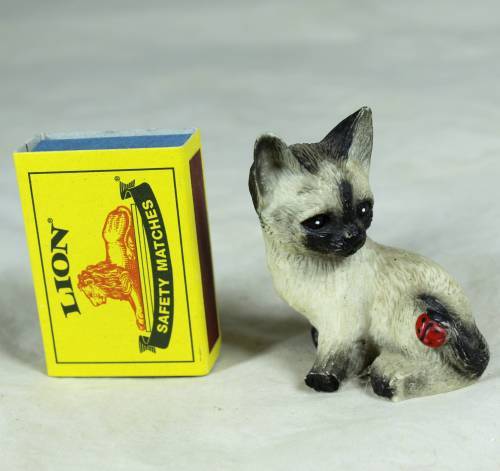 Cat with a Ladybug on its tail - Bid Now!!