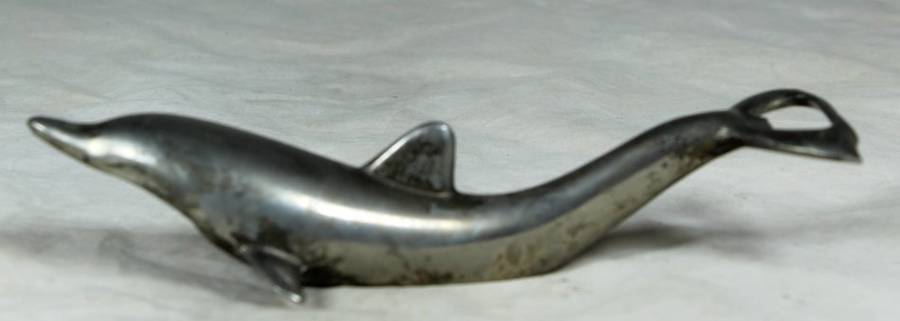 Bottle opener - metal dolphin
