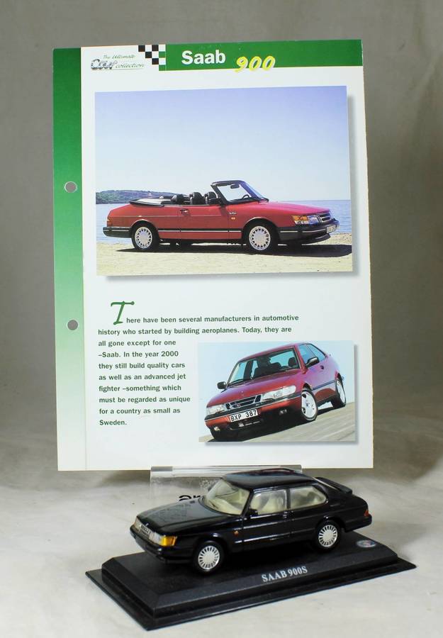 Del Prado - SAAB 900S including information sheet