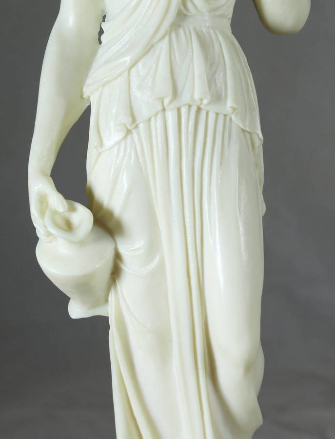 Detailed molded lady sculpture