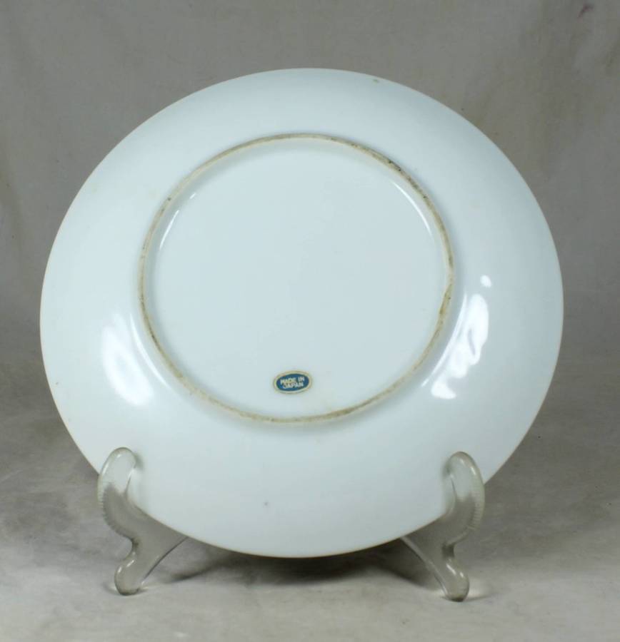 Green & blue Imari style display plate