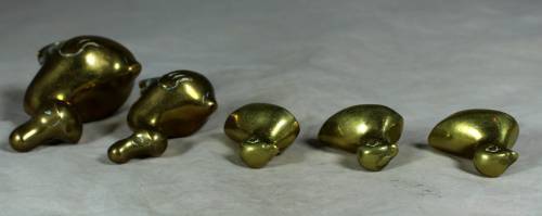 MINIATURE BRASS DODO FAMILY (UNIQUE) - BID NOW !!!