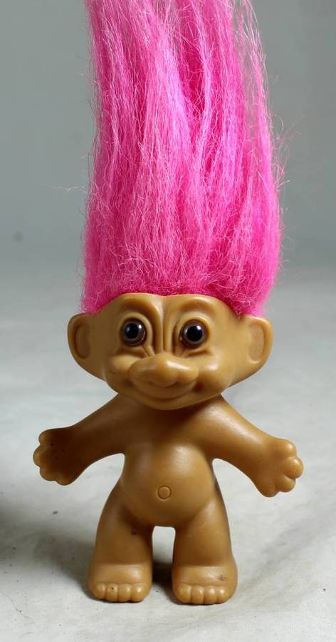 RUSS TROLL WITH PINK HAIR (NAKED)-BID NOW!!