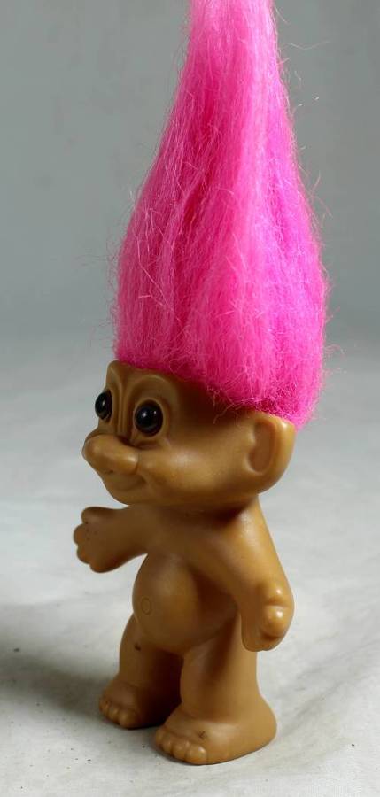 RUSS TROLL WITH PINK HAIR (NAKED)-BID NOW!!