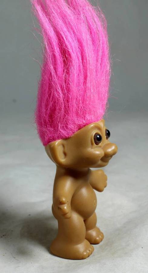 RUSS TROLL WITH PINK HAIR (NAKED)-BID NOW!!