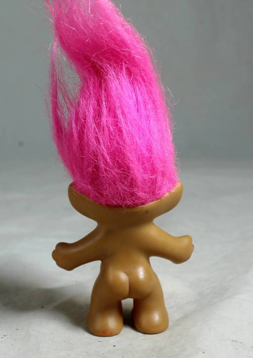 RUSS TROLL WITH PINK HAIR (NAKED)-BID NOW!!
