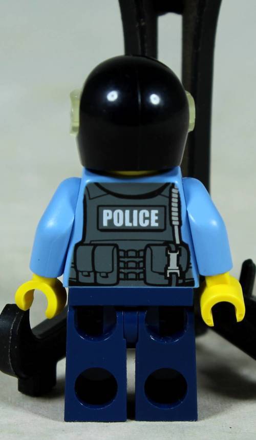 Miniature Lego figurine - Undercover elite police officer (CTY0357)