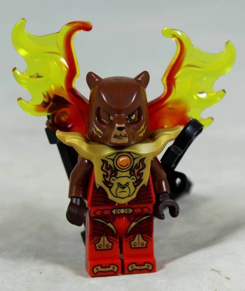 MINIATURE LEGO FIGURINE-BLADVIC(ARMOR BREASTPLATE WITH FLAME WINGS LOC 149) BID NOW!