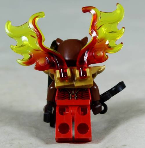 MINIATURE LEGO FIGURINE-BLADVIC(ARMOR BREASTPLATE WITH FLAME WINGS LOC 149) BID NOW!