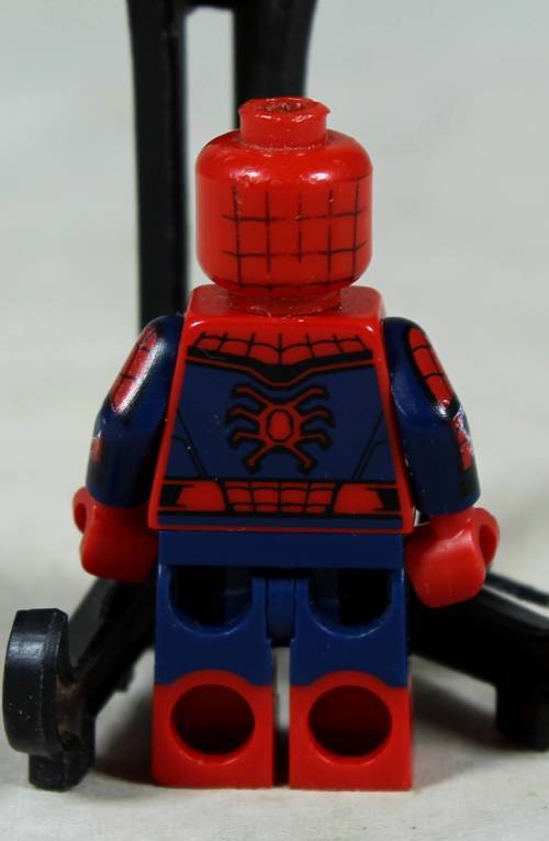 MINIATURE LEGO FIGURINE-SPIDER MAN(MARVEL SUPER HEROES) BID NOW!