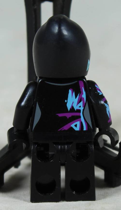 MINIATURE LEGO FIGURINE-WYLDSTYLE WITH A HOOD(LEGO MOVIE) BID NOW!