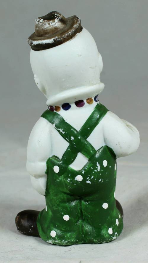 Smiling clown with a large tie