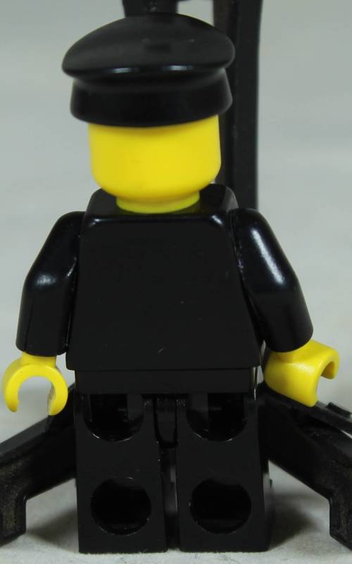 LEGO MINI FIGURINE-POLICEMAN WITH A BEARD AND A BLACK HAT BID NOW