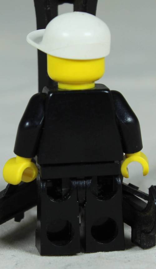 Lego mini figurine - Policeman with a smile and stubble beard