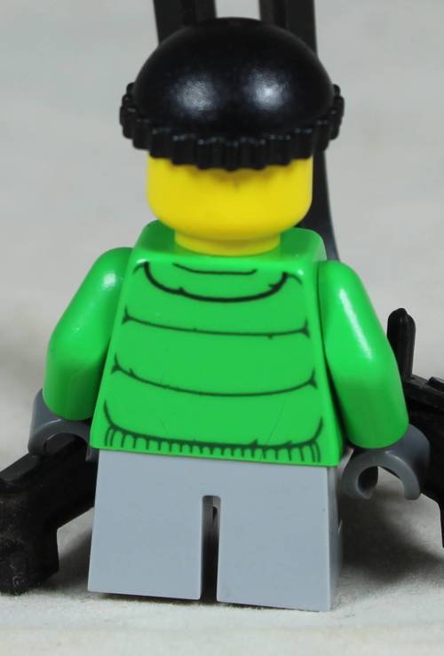 Lego mini figurine - Boy at  Christmas (HOL 065)