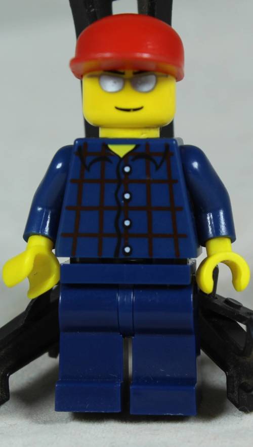 Lego mini figurine - Man in plaid shirt (Seaplane CTY0163)