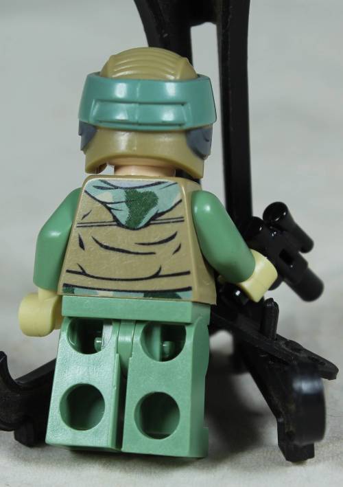 Lego mini figurine - Endor rebel commando with a gun (SW0367)
