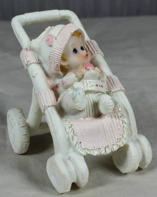 CUTE LITTLE BABY IN A STROLLER-BID NOW!!
