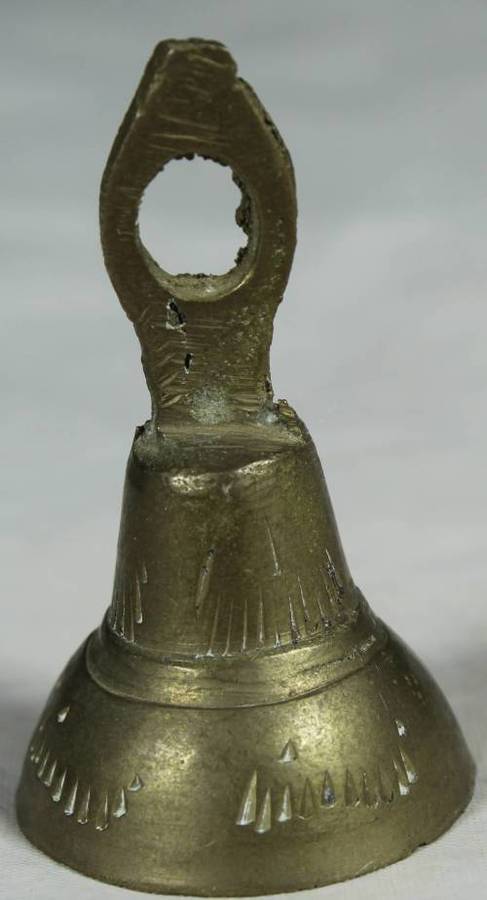 Miniature round brass bell