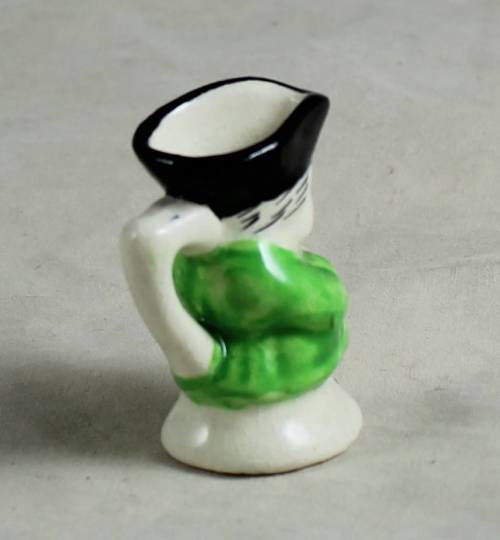 Miniature character jug - English