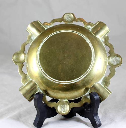 Large brass ashtray