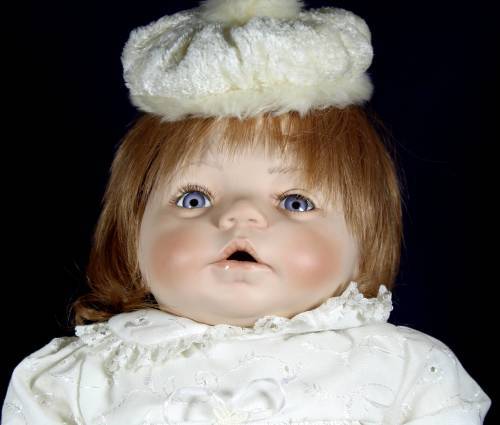 Porcelain doll - Galilee - sweat-pea