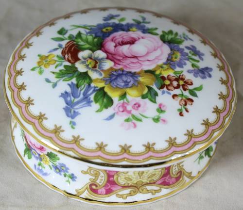 Royal Albert Lady Carlyle lidded trinket bowl